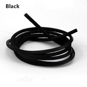 Leather shoes Cowhide Cutting Laces Casual Shoelaces