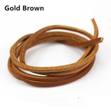 Load image into Gallery viewer, Leather shoes Cowhide Cutting Laces Casual Shoelaces