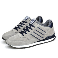 Load image into Gallery viewer, Men winter Genuine Leather Sneakers 2020 waterproof Moccasin