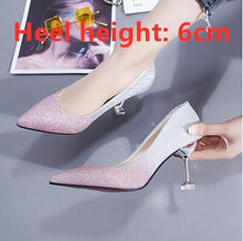 Load image into Gallery viewer, Women Fashion Golden Comfortable on Lady Wedding Party High Heel