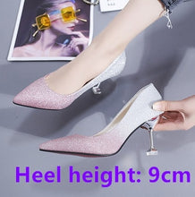 Load image into Gallery viewer, Women Fashion Golden Comfortable on Lady Wedding Party High Heel