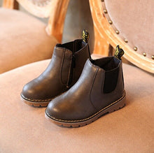 Load image into Gallery viewer, 2020 New Autumn Children Leather Warm Kids Snow Girls Boys Rubber Boots Fashion Sneakers