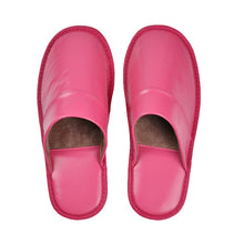 Load image into Gallery viewer, Leather slippers couple indoor non-slip men women home fashion casual shoes
