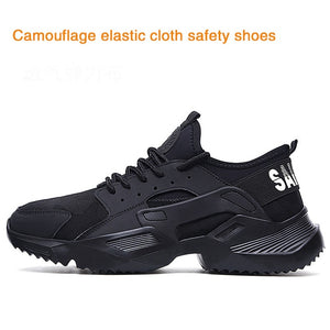 New 36-46 Lightweight safety shoes men  steel toe Anti-crush Anti-piercing breathable wear-resistance work shoes Excellent grip