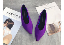 Load image into Gallery viewer, Loafers shoes Soft Sole 3D Wool Knitted Pregnant Moccasins women