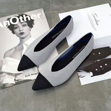Load image into Gallery viewer, Loafers shoes Soft Sole 3D Wool Knitted Pregnant Moccasins women