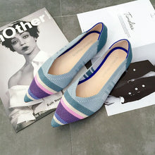 Load image into Gallery viewer, Loafers shoes Soft Sole 3D Wool Knitted Pregnant Moccasins women