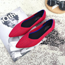 Load image into Gallery viewer, Loafers shoes Soft Sole 3D Wool Knitted Pregnant Moccasins women