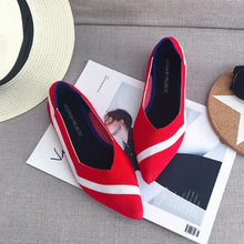 Load image into Gallery viewer, Loafers shoes Soft Sole 3D Wool Knitted Pregnant Moccasins women