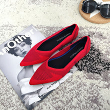 Load image into Gallery viewer, Loafers shoes Soft Sole 3D Wool Knitted Pregnant Moccasins women