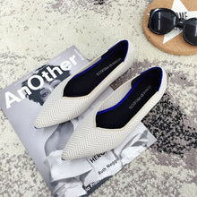 Load image into Gallery viewer, Loafers shoes Soft Sole 3D Wool Knitted Pregnant Moccasins women