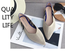 Load image into Gallery viewer, Loafers shoes Soft Sole 3D Wool Knitted Pregnant Moccasins women