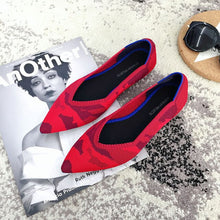 Load image into Gallery viewer, Loafers shoes Soft Sole 3D Wool Knitted Pregnant Moccasins women