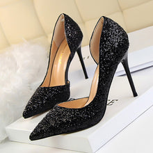 Load image into Gallery viewer, Sexy nightclub women&#39;s shoes with high heel shallow mouth