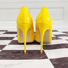 Load image into Gallery viewer, Women&#39;s Pump Fashion High Heels Shoes Yellow Shoes Women&#39;s Bride Wedding Shoes Ladies