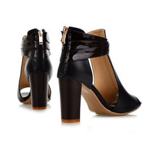 Load image into Gallery viewer, New Fashion Women Genuine Leather High Heel Platform Sexy Sandals