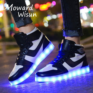 Large Size Led Shoes for Kids Boys