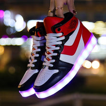 Load image into Gallery viewer, Large Size Led Shoes for Kids Boys
