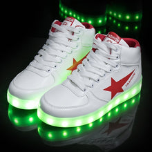 Load image into Gallery viewer, Large Size Led Shoes for Kids Boys