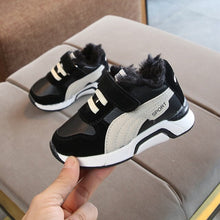 Load image into Gallery viewer, Rubber Soft Bottom Velvet Running Sport Children Casual Shoes