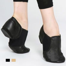 Load image into Gallery viewer, Genuine Leather Stretch Jazz  Excercise Shoe for women