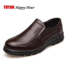 Load image into Gallery viewer, Leather Shoes Men Brand Footwear Non-slip Thick Sole Fashion