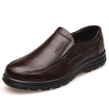 Load image into Gallery viewer, Leather Shoes Men Brand Footwear Non-slip Thick Sole Fashion