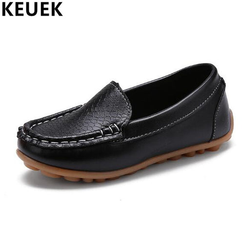 Children Casual Leather shoes Flat with Loafers