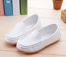 Load image into Gallery viewer, Children Casual Leather shoes Flat with Loafers