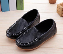 Load image into Gallery viewer, Children Casual Leather shoes Flat with Loafers