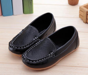 Children Casual Leather shoes Flat with Loafers