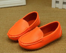Load image into Gallery viewer, Children Casual Leather shoes Flat with Loafers