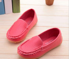 Load image into Gallery viewer, Children Casual Leather shoes Flat with Loafers