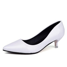 Load image into Gallery viewer, Hot Women Shoes Pointed Toe Pumps Patent Leather Heels