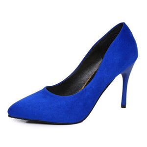 Hot Women Shoes Pointed Toe Pumps Patent Leather Heels