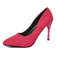 Load image into Gallery viewer, Hot Women Shoes Pointed Toe Pumps Patent Leather Heels