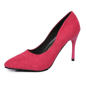 Hot Women Shoes Pointed Toe Pumps Patent Leather Heels