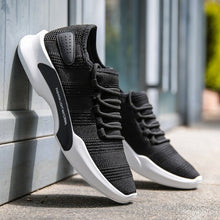 Load image into Gallery viewer, Male Black White Outdoor Walking Sneakers Men Footwear 2020
