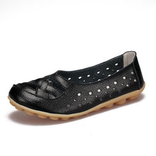 Load image into Gallery viewer, Ballet Flats Genuine Leather Shoes Women Soft Bottom Shoes Slip Shoes