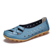 Load image into Gallery viewer, Ballet Flats Genuine Leather Shoes Women Soft Bottom Shoes Slip Shoes