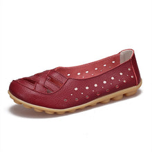 Load image into Gallery viewer, Ballet Flats Genuine Leather Shoes Women Soft Bottom Shoes Slip Shoes