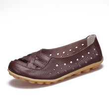 Load image into Gallery viewer, Ballet Flats Genuine Leather Shoes Women Soft Bottom Shoes Slip Shoes