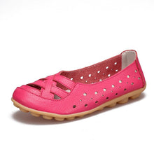 Load image into Gallery viewer, Ballet Flats Genuine Leather Shoes Women Soft Bottom Shoes Slip Shoes