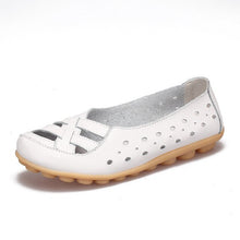Load image into Gallery viewer, Ballet Flats Genuine Leather Shoes Women Soft Bottom Shoes Slip Shoes