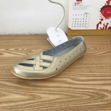 Load image into Gallery viewer, Ballet Flats Genuine Leather Shoes Women Soft Bottom Shoes Slip Shoes