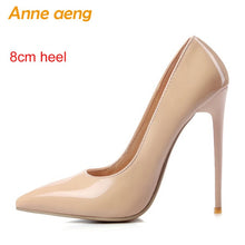 Load image into Gallery viewer, 12cm High thin Heels Women Pumps  Bridal Wedding Shoes Sexy Ladies
