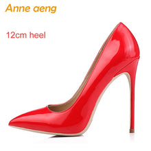 Load image into Gallery viewer, 12cm High thin Heels Women Pumps  Bridal Wedding Shoes Sexy Ladies
