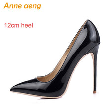 Load image into Gallery viewer, 12cm High thin Heels Women Pumps  Bridal Wedding Shoes Sexy Ladies