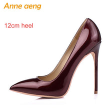Load image into Gallery viewer, 12cm High thin Heels Women Pumps  Bridal Wedding Shoes Sexy Ladies