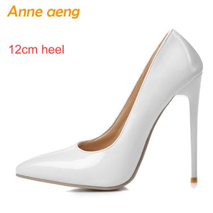 12cm High thin Heels Women Pumps  Bridal Wedding Shoes Sexy Ladies